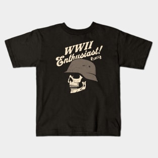 World War 2 Enthusiast Kids T-Shirt